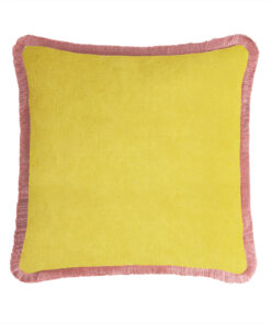 Happy Pillow 40 Yellow Velvet- Styylish
