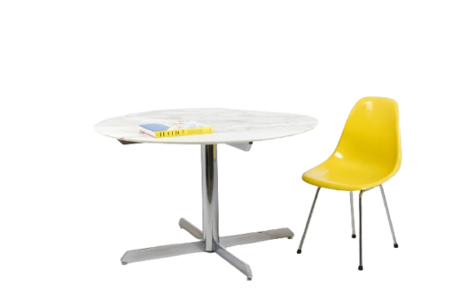 Florence Knoll for Knoll Table - Staged with Chair - Styylish