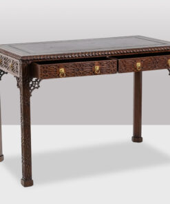 Chippendale-style mahogany table - Drawers Open - Styylish