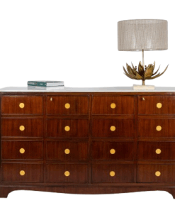 Rosewood “trompe-l’oeil” Sideboard - Full Staged - Styylish