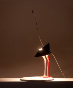 Alternative view of Ingo Maurer Lamp Model “Bibibibi”, 1980s
