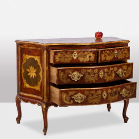 Venetian Louis XV Style Chest of Drawers, 1950s