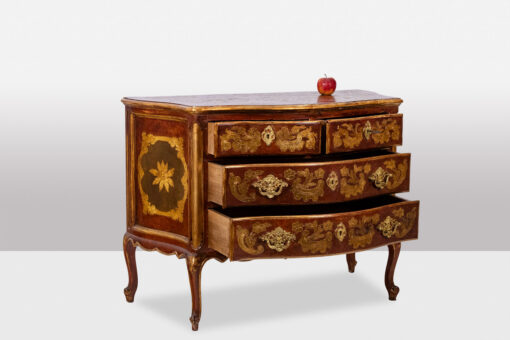 Venetian Louis XV Style Chest - Side Profile - Styylish