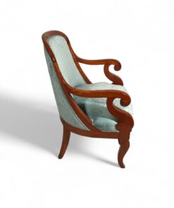 Alternative view of Pair of Biedermeier Barrel Chairs, 1820