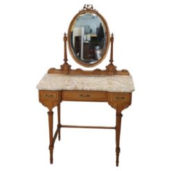 Louis XVI Dressing Table with Stool - Styylish