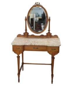 Louis XVI Dressing Table with Stool - Styylish