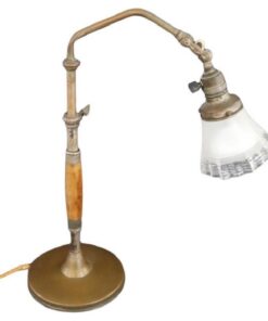 Brass and Glass Table Lamp - Styylish