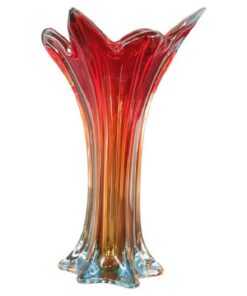 Murano Glass Red Vase - Styylish