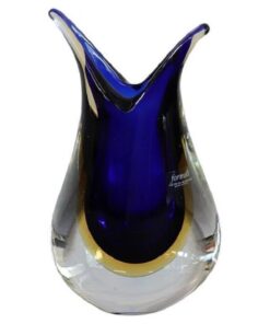 Murano Blue and Yellow Vase - Styylish