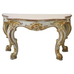 Gilded Wood Console Table - Styylish