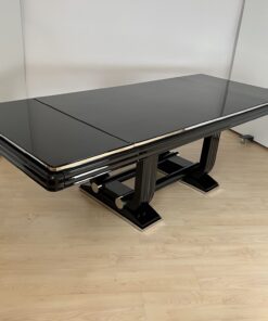 Art Deco Table Gaston Poisson - Top and Side Perspective - Styylish