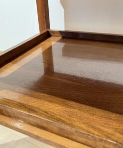 Modernist Art Deco Side Table - Bottom Shelf Detail - Styylish