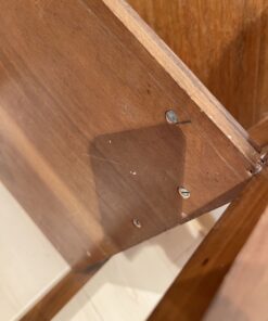 Modernist Art Deco Side Table - Underneath Detail with Screws - Styylish