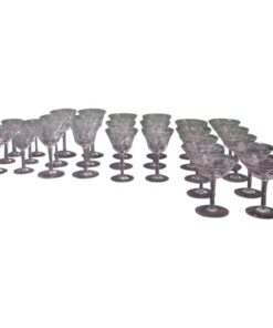 Crystal Glasses Set of 28 - Styylish