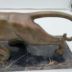 Solid Bronze Panther Sculpture -Leg Detail - Styylish