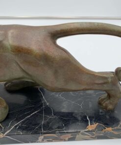 Solid Bronze Panther Sculpture -Leg Detail - Styylish