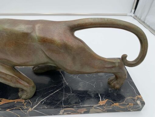 Solid Bronze Panther Sculpture -Leg Detail - Styylish