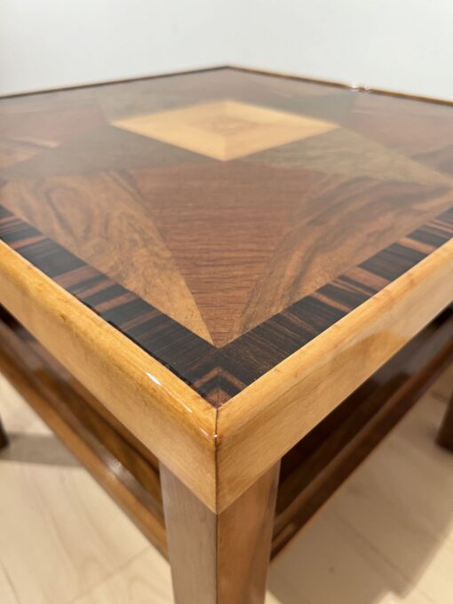 Modernist Art Deco Side Table - Inlay Detail - Styylish