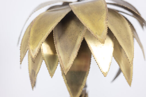 Maison Jansen Palm Tree Lamp- detail of the top- Styylish