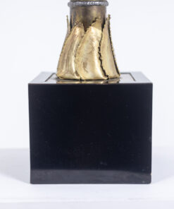 Maison Jansen Palm Tree Lamp- detail of the base- Styylish