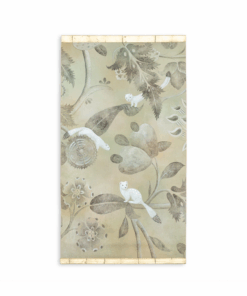 Painted Canvas Representing Ermines - Styylish