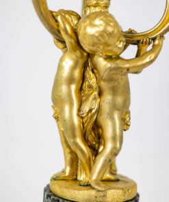Bouillotte Lamp Gilded Bronze - Gold Cherubs - Styylish