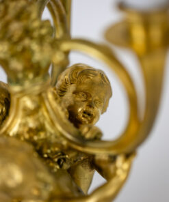 Bouillotte Lamp Gilded Bronze - Face Detail - Styylish