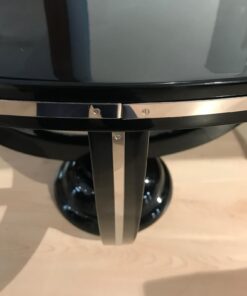 Side Art Deco Table - Chrome Side Details - Styylish