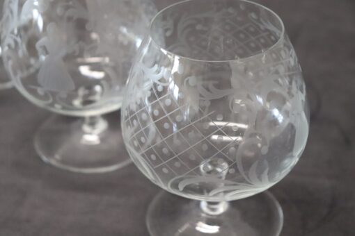 Set of Four Venetian Glasses - Glass Details - Styylish