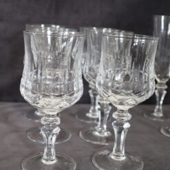 Set of 18 Elegant Crystal Glasses - Glass Detail - Styylish