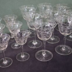 Crystal Glasses Set of 28 - Etching on Glass - Styylish