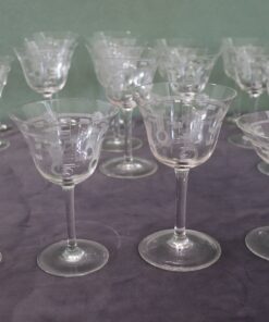 Crystal Glasses Set of 28 - Glass Sizes - Styylish