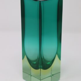 Seguso Murano Glass Vase by Flavio Poli for Seguso, 1970s