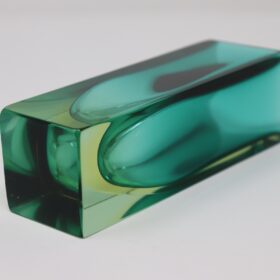 Seguso Murano Glass Vase by Flavio Poli for Seguso, 1970s