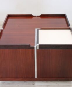 Mid-century Square Coffee Table - Back Profile - Styylish