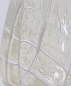 Murano Glass Transparent Vase - Pattern - Styylish