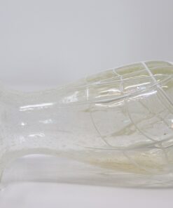 Murano Glass Transparent Vase - Side View - Styylish