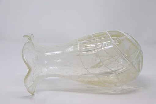 Murano Glass Transparent Vase - Side View - Styylish