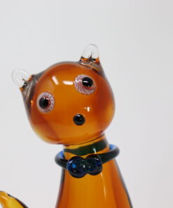 Cat Sculpture Murano Glass - Face - Styylish