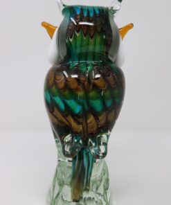 Owl Sculpture Murano Glass - Back - Styylish