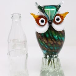 Owl Sculpture Murano Glass - Size Comparison - Styylish