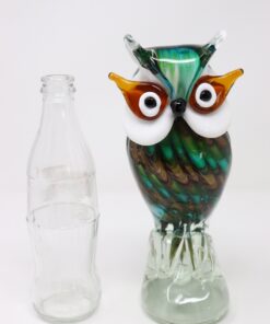 Owl Sculpture Murano Glass - Size Comparison - Styylish