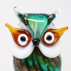 Owl Sculpture Murano Glass - Face - Styylish