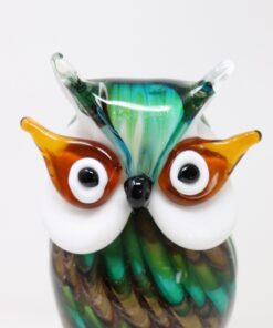 Owl Sculpture Murano Glass - Face - Styylish