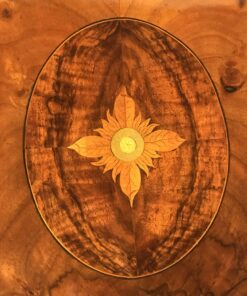 Neoclassical Chest of Drawers- detail of the marquetry- Styylish