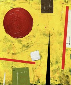 Alternative view of Painting by Matthias Lupri, "Okeo Square '53"