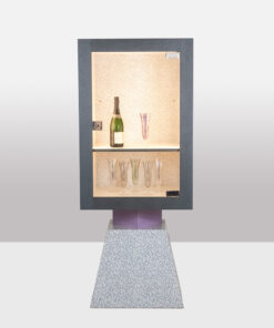 Memphis Style Display Cases - Individual with Lights - Styylish