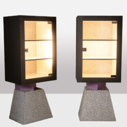 Memphis Style Display Cases - Side and Front Profile - Styylish