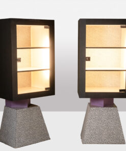 Memphis Style Display Cases - Side and Front Profile - Styylish