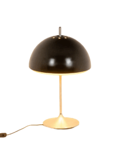 Vintage mushroom-shaped lamp- turned on- Styylish